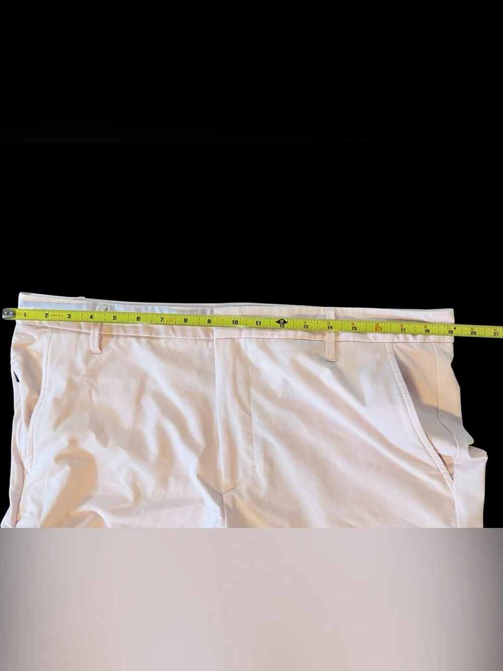All in Motion Men’s Chino Golf Shorts 38 Pink Performance Stretch Flat Front